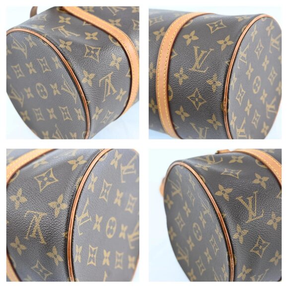 Authentic Louis Vuitton Monogram Papillon 30 Leather Brown Handbag bsj746-110825 - Picture 11 of 16